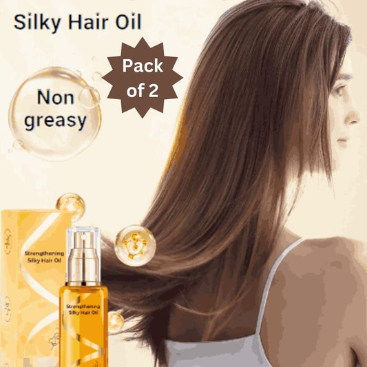 Straitening Silky Hair Oil (Pack of 2)